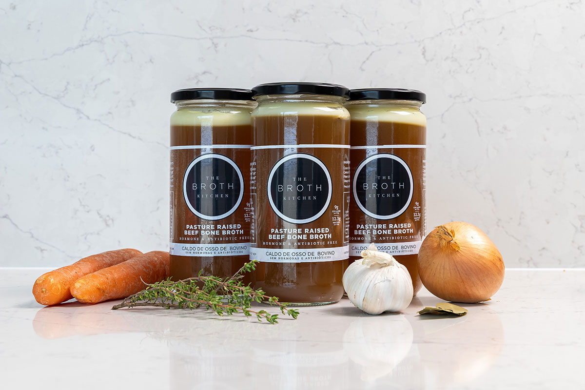 The Broth Kitchen Organic Beef Bone Broth Jars